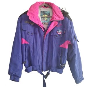 Vintage Hard Corps Gortex Ski Snow Bright Jacket
